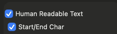  Code 39 barcode start/Stop characters