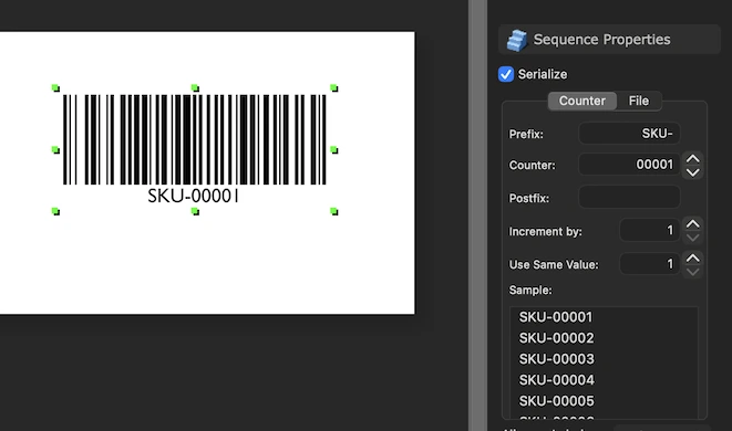How to Create Sequential Barcode Labels