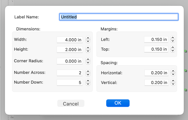 the barcode label maker allows creating custom label